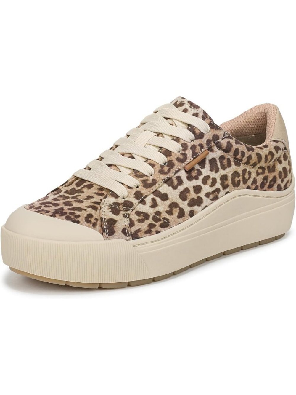Women's Leopard Comfortable Boots Slip On Fashion Sneaker Lace Up Casual Shoes